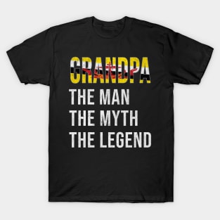 Grand Father Bruneian Grandpa The Man The Myth The Legend - Gift for Bruneian Dad With Roots From  Brunei T-Shirt
